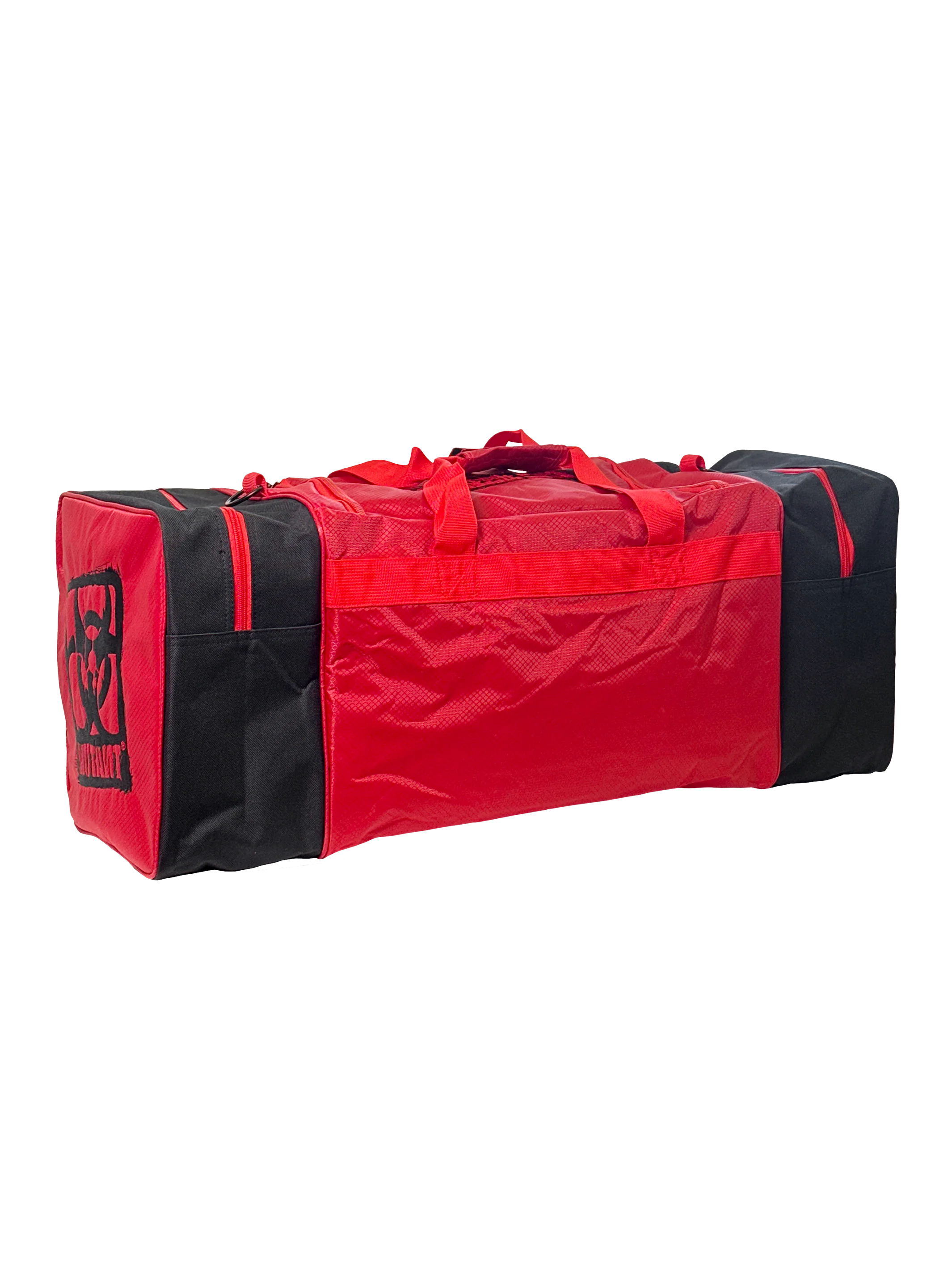 MUTANT® BORN HARDCORE Duffle Gym Bag (Red, Black Edge) - Image 5
