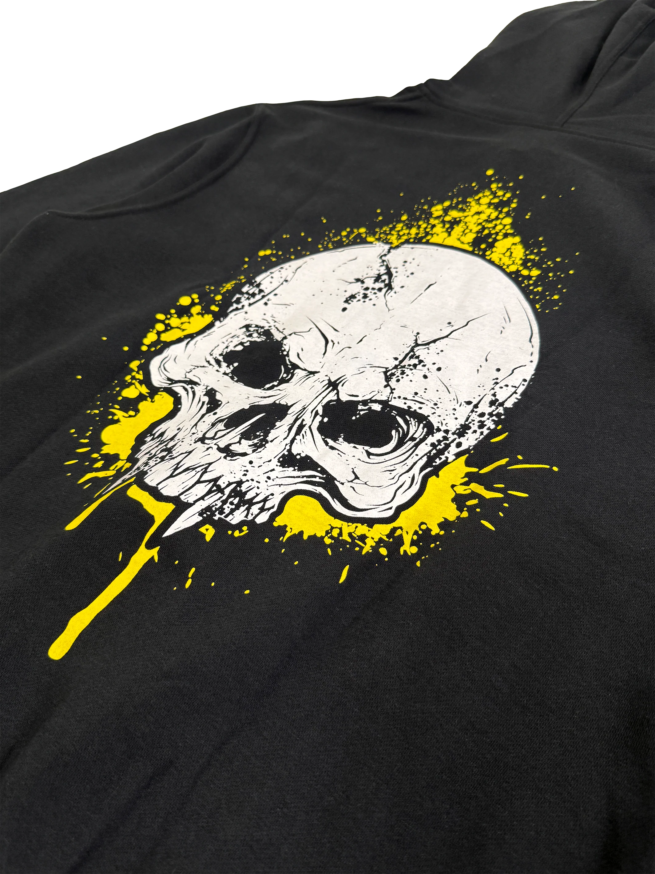MUTANT® BORN HARDCORE SKULL ZIP-UP GYM HOODIE 4XL - Image 4