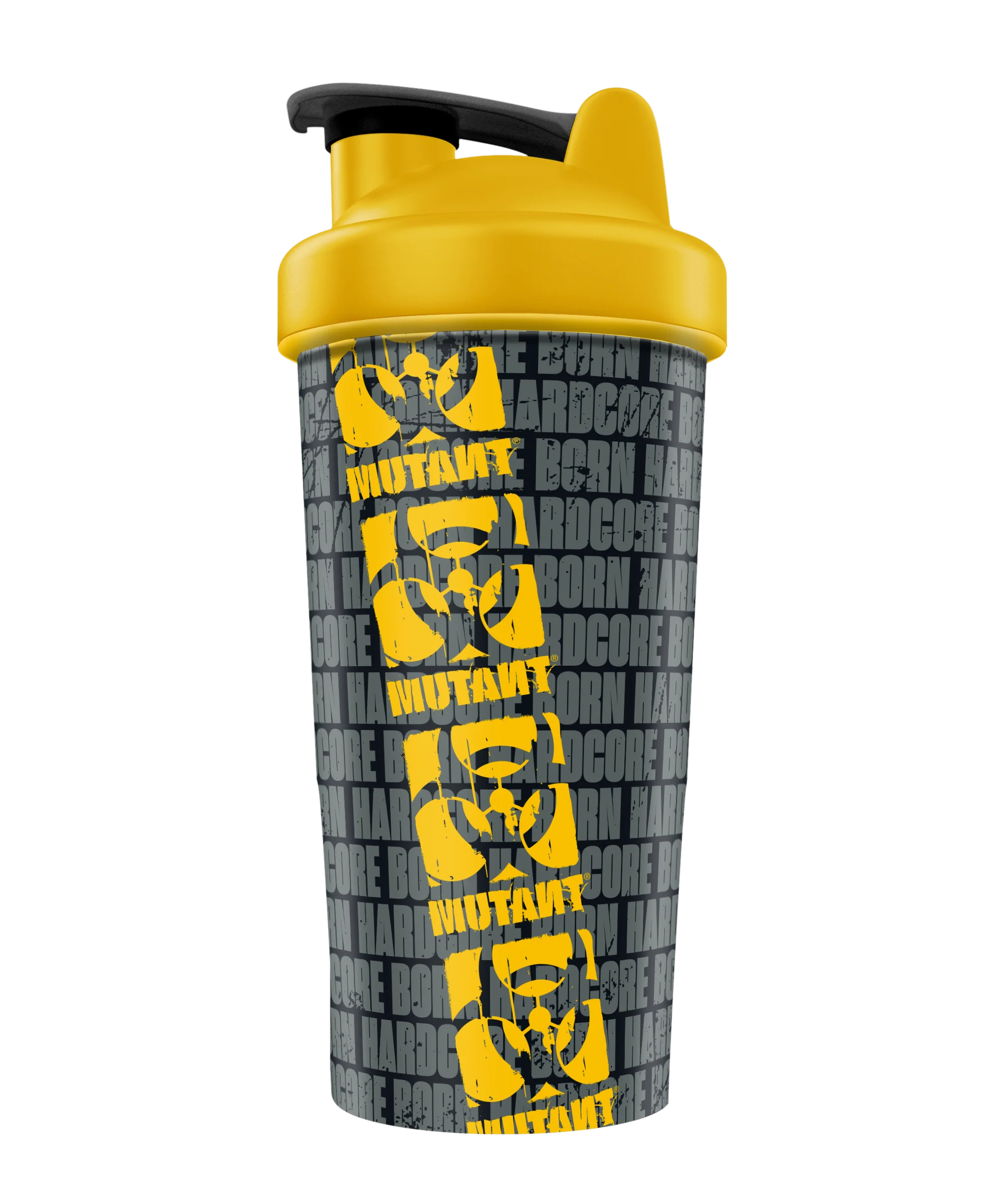 MUTANT® Born Hardcore Wrapped Shaker 28oz (yellow) - Image 2