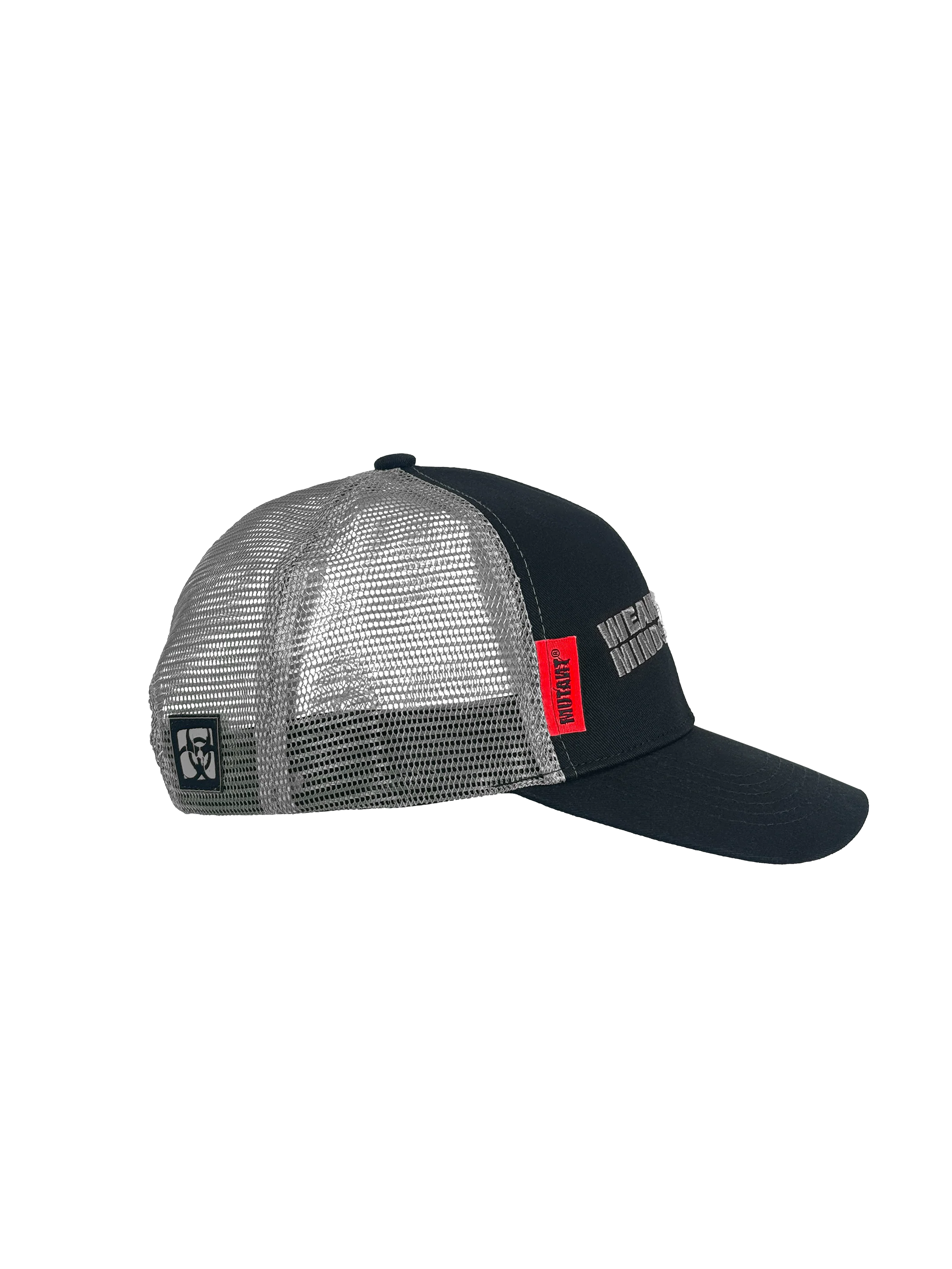 MUTANT® MIND FK Weak Minds Die Trucker Cap (Black & Red) - Image 6